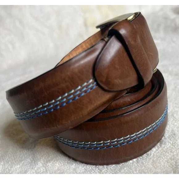 John Fluevog Unisex Leather with blue stitches size 36 - Picture 6 of 11
